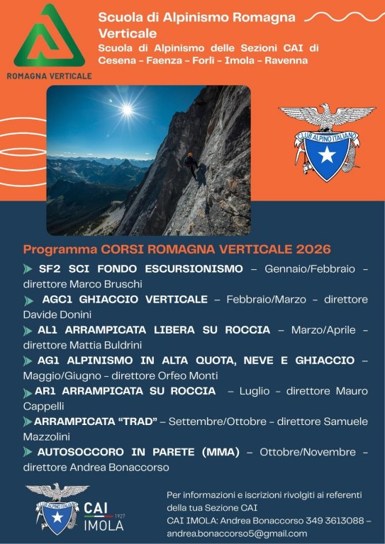 Corsi Romagna Verticale 2026